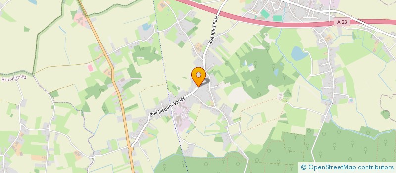 localisation de l'entreprise SCI C.C.M  BEUVRY-LA-FORET