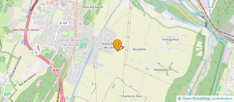 localisation de l'entreprise SCI C C M L S P à VARCES-ALLIERES-ET-RISSET