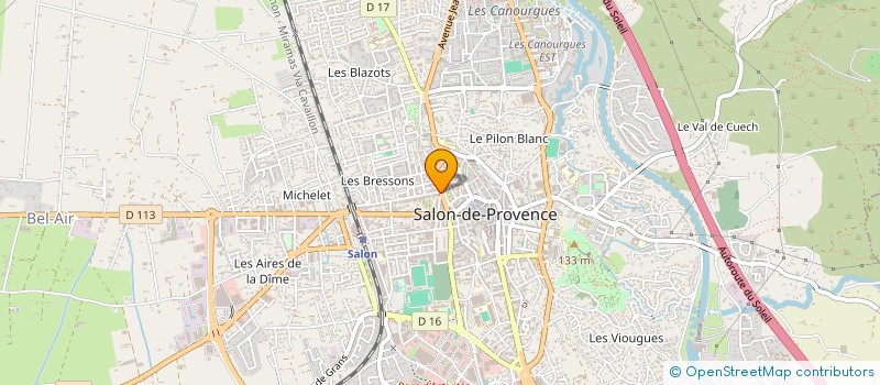 localisation de l'entreprise SCI C.C.R.  SALON-DE-PROVENCE