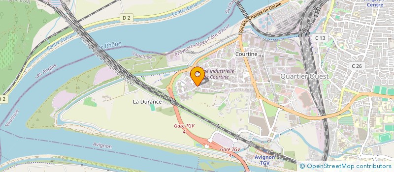 localisation de l'entreprise SCI C.C.R.A.M.  AVIGNON