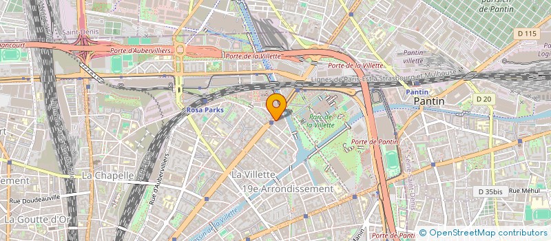 localisation de l'entreprise SCI C.C.T.P.  PARIS