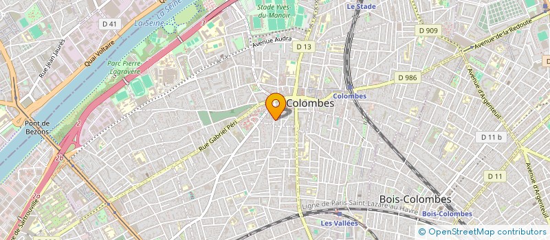 localisation de l'entreprise SCI C COLLAY à COLOMBES