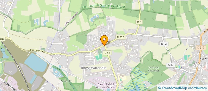 localisation de l'entreprise SCI C.D.1  MONS-EN-PEVELE