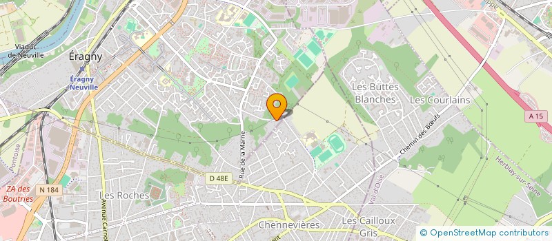 localisation de l'entreprise SCI C D  ERAGNY