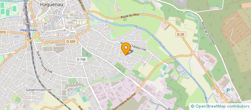 localisation de l'entreprise SCI C.D.  HAGUENAU