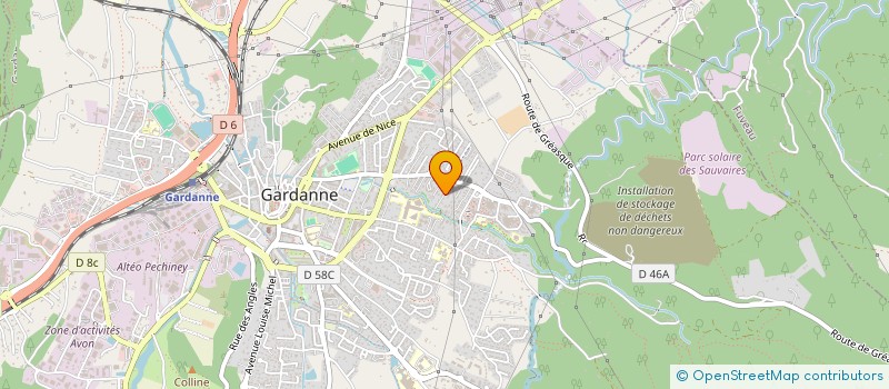 localisation de l'entreprise SCI C/D à GARDANNE