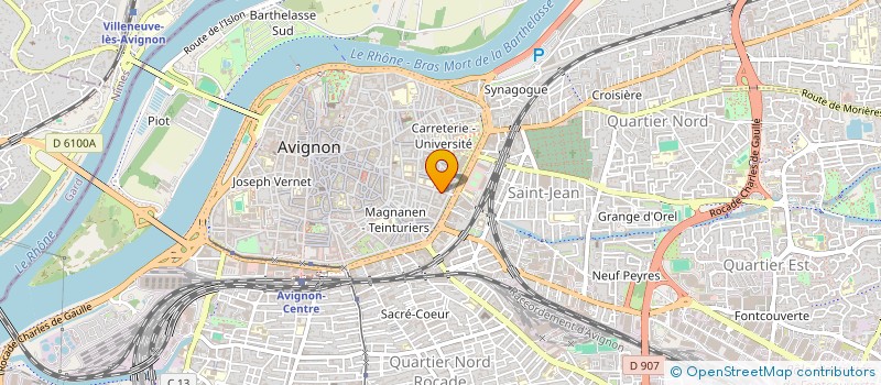 localisation de l'entreprise SCI C D A  AVIGNON