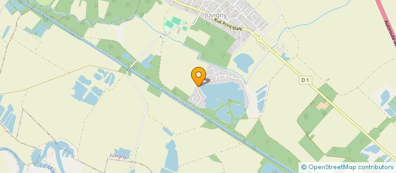 localisation de l'entreprise SCI C.D.A.  JUVIGNY