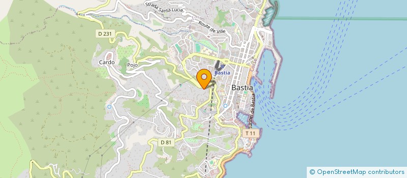 localisation de l'entreprise SCI C.D.C à BASTIA