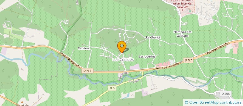 localisation de l'entreprise SCI C.D.C. à BRIGNOLES