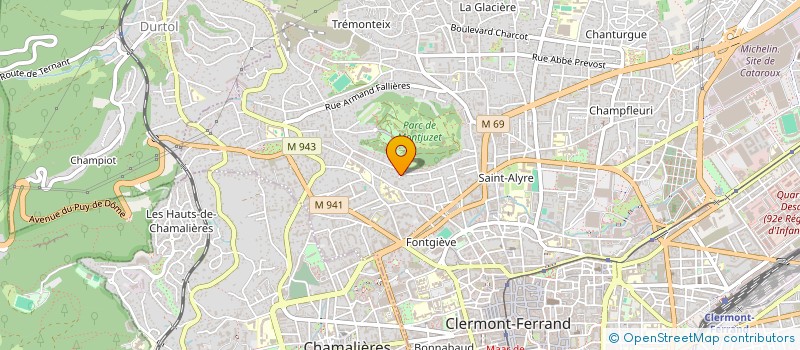 localisation de l'entreprise SCI C.D.F.A  CLERMONT-FERRAND