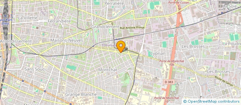 localisation de l'entreprise SCI C.D.L.  LYON