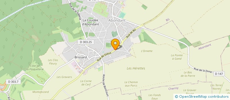 localisation de l'entreprise SCI C.D.M.E. à ABONDANT