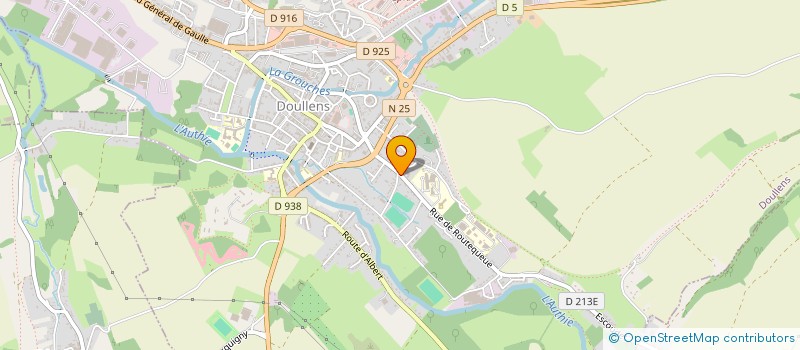 localisation de l'entreprise SCI C D O  DOULLENS