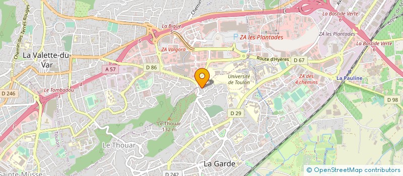 localisation de l'entreprise SCI C D R à LA GARDE