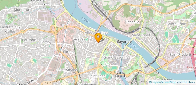localisation de l'entreprise SCI C.E.B.E. à BAYONNE