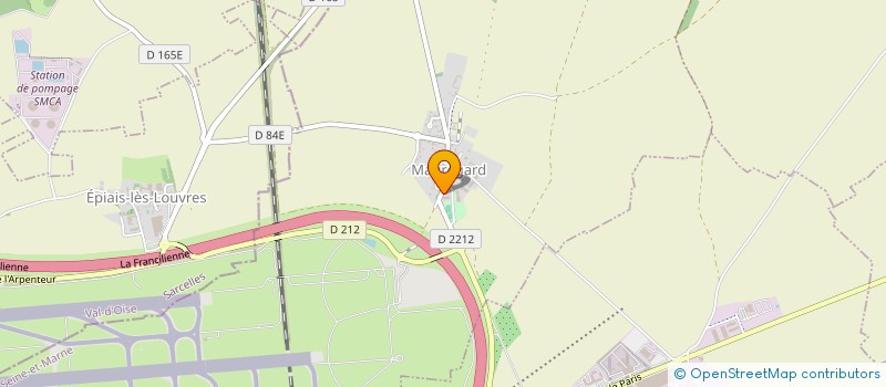 localisation de l'entreprise SCI C.E.C.Y.  MAUREGARD