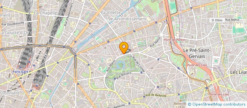 localisation de l'entreprise SCI C.E.FROT  PARIS