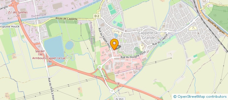 localisation de l'entreprise SCI C.E.J  CAPPELLE-LA-GRANDE