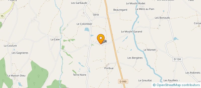 localisation de l'entreprise SCI C E M A à CLUIS