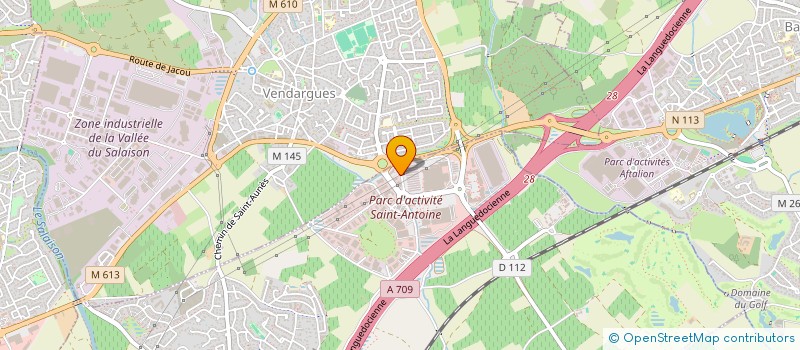 localisation de l'entreprise SCI C.E.P.  SAINT-AUNES