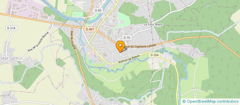 localisation de l'entreprise SCI C E S à LA FERTE-SOUS-JOUARRE