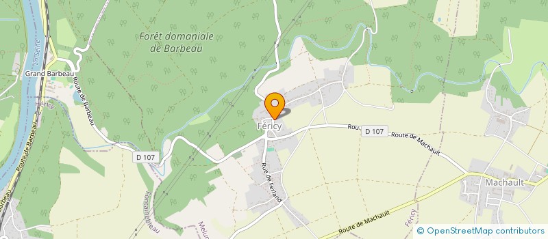 localisation de l'entreprise SCI C.E.S.E  FERICY