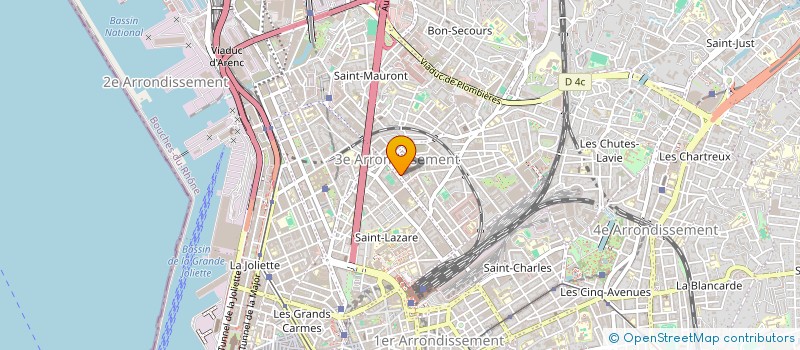localisation de l'entreprise SCI C.E.W à MARSEILLE