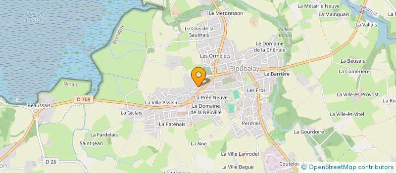 localisation de l'entreprise SCI C'EST BEAU SUR MER  BEAUSSAIS-SUR-MER