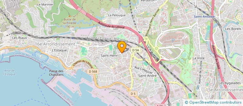 localisation de l'entreprise SCI C ET A à MARSEILLE