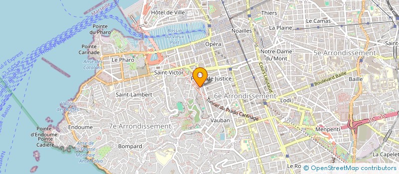 localisation de l'entreprise SCI C ET C à MARSEILLE