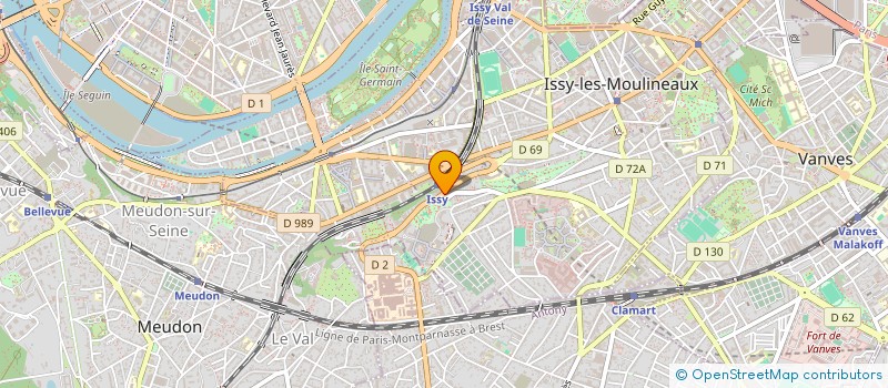 localisation de l'entreprise SCI C ET C IMMO à ISSY-LES-MOULINEAUX