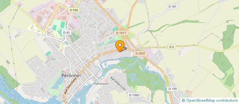 localisation de l'entreprise SCI C ET C IMMOBILIER à PERONNE