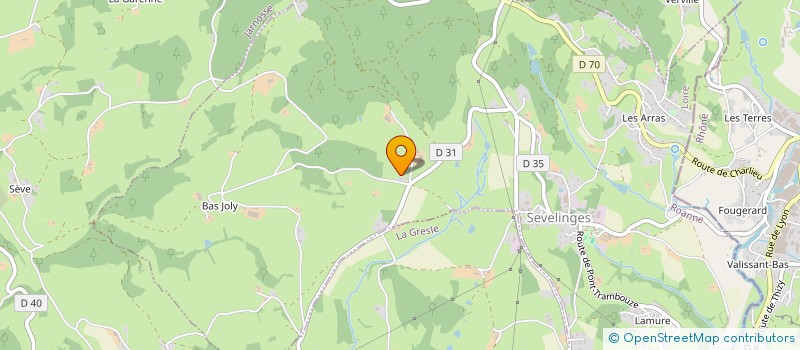 localisation de l'entreprise SCI C ET M  SEVELINGES