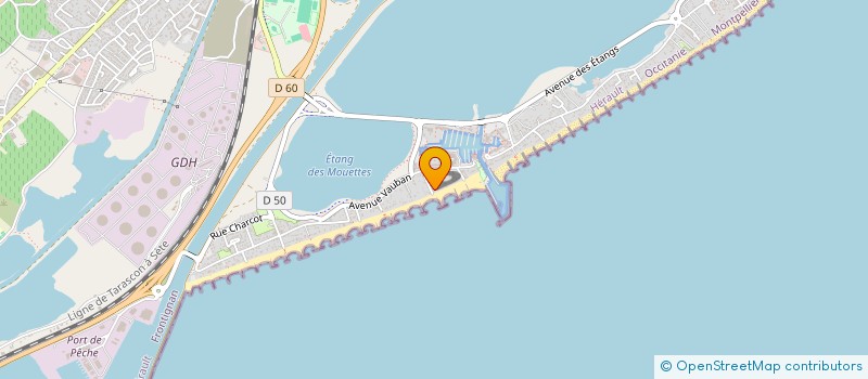 localisation de l'entreprise SCI C.F.3 à FRONTIGNAN