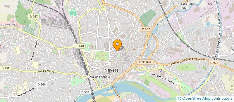localisation de l'entreprise SCI C.F.A  NEVERS