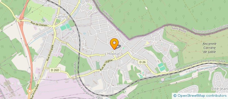 localisation de l'entreprise SCI C.F.B.D  L'HOPITAL