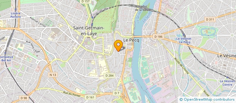 localisation de l'entreprise SCI C.F. COUTEN  LE PECQ