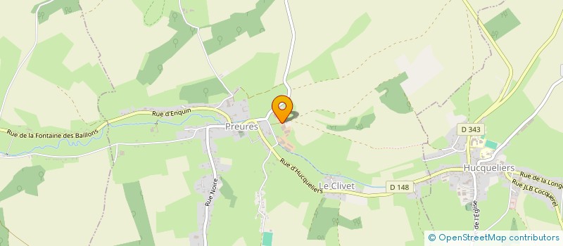 localisation de l'entreprise SCI C.F.D  PREURES