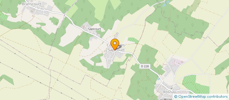 localisation de l'entreprise SCI C.F.G  COURCELLES-SAPICOURT