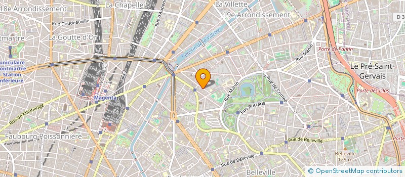 localisation de l'entreprise SCI C.F.I.M.A  PARIS