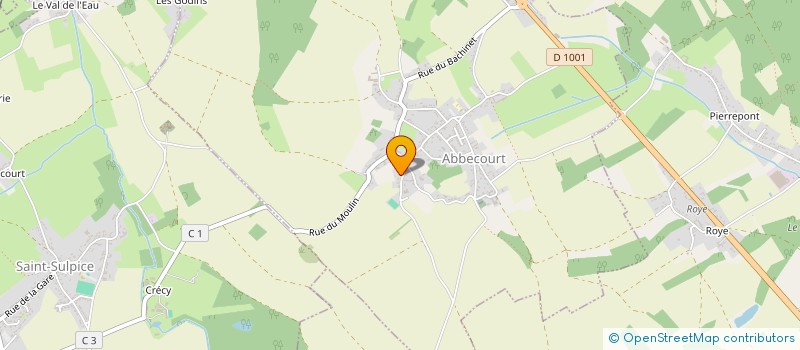 localisation de l'entreprise SCI C.F.J.M.  ABBECOURT