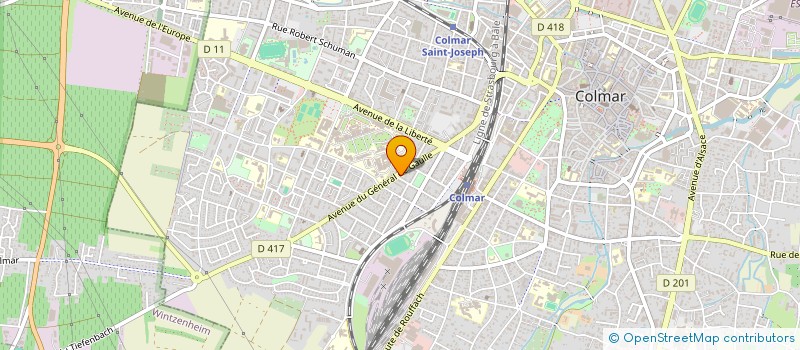 localisation de l'entreprise SCI C F L  COLMAR