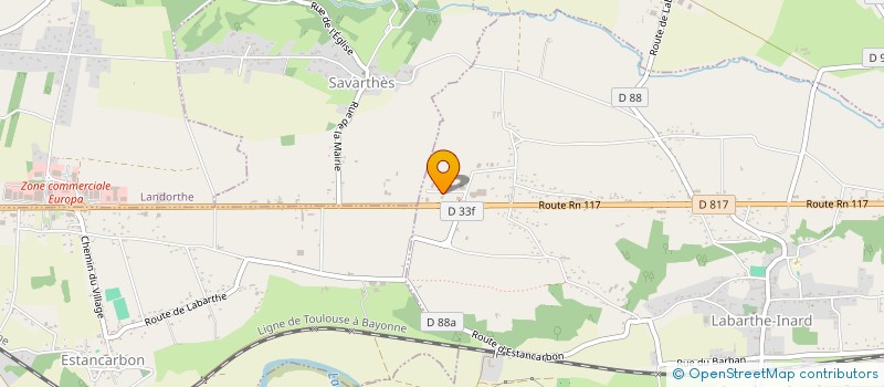 localisation de l'entreprise SCI C.F.M  LABARTHE-INARD