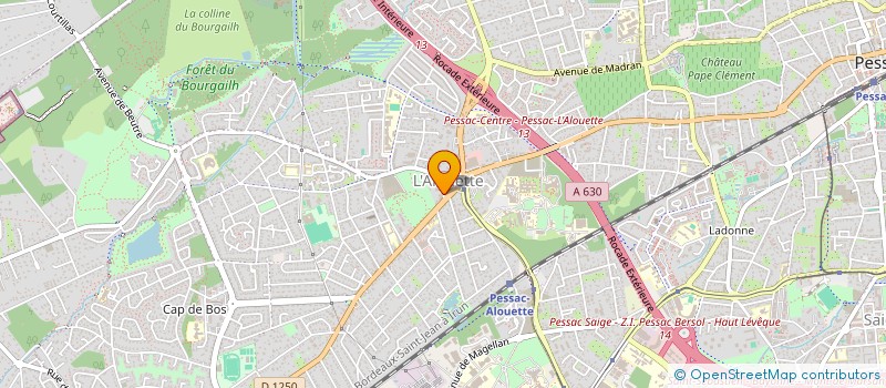 localisation de l'entreprise SCI C.F.P.  PESSAC