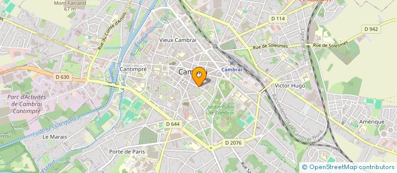 localisation de l'entreprise SCI C.F.P.  CAMBRAI