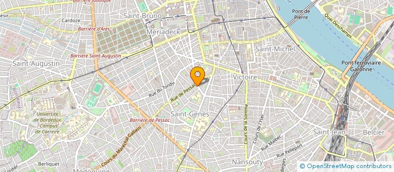 localisation de l'entreprise SCI C.F.S.  SORE