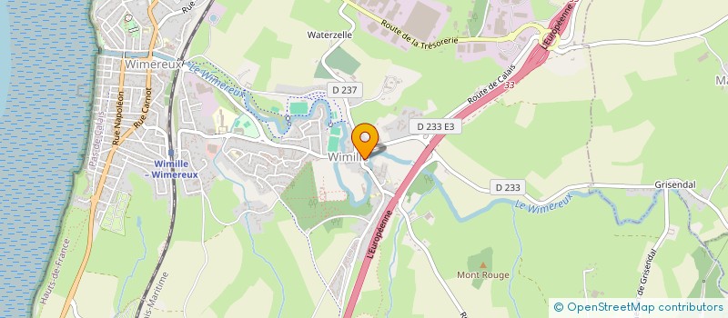 localisation de l'entreprise SCI C'FABIA  WIMILLE