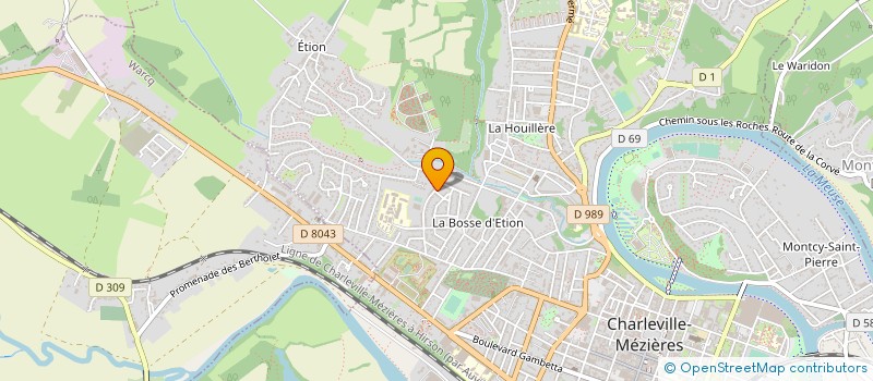 localisation de l'entreprise SCI C.G. 2S à CHARLEVILLE-MEZIERES