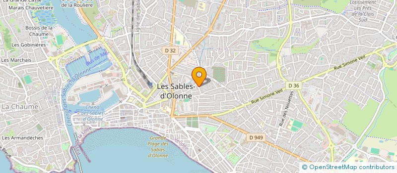 localisation de l'entreprise SCI C.G. à LES SABLES D'OLONNE